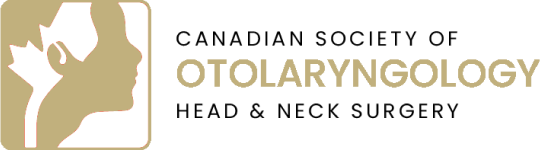 Otolaryngology logo with profile silhouette design.
